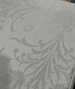 Mandana quilt cover king bridal by linen house silver glamour bling