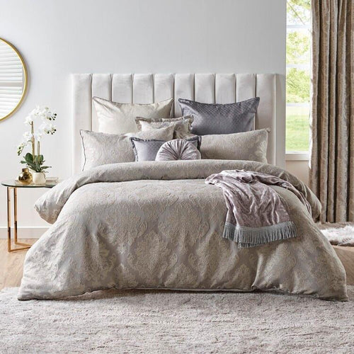 new 3pcs Ultima Adelyn Silver Quilt Cover Set by Logan & mason Polyester King