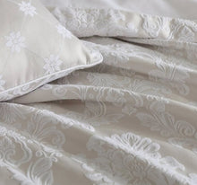 Chantilly  Quilt Cover KING Set  by Private Bridal white beige