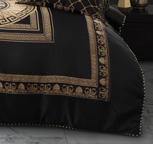 Massimo QUILT COVER queen by Davinci gold black versace bold elegant luxury