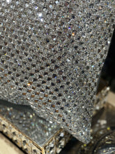 Glamour unique special occasion sparkle dazzle bridal cushion bling silver elegant rhinestone decor cushion