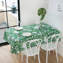 Table cover cloth 6-8 seater quality large green rainforest natural