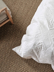 King size Isadora sugar quilt cover set by Linen house bridal off white