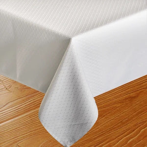 Table cover cloth 6-8 seater white waffle quality