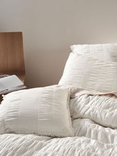 Shrimpton white quilt cover set cotton by linen House bridal white king