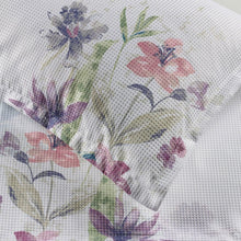 Zaylee quilt cover set By Bianca  3 piece floral summer white king