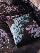 Violette quilt cover by line house black purple lilac floral queen cotton