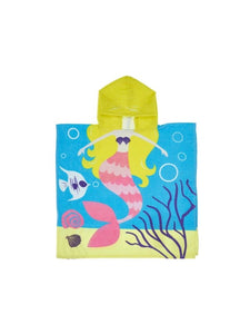 MAISY MERMAID HOODED BEACH TOWEL LINEN HOUSE GIRL COTTON TOWEL