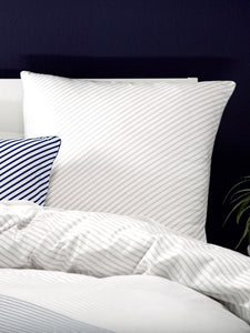 Titus 4 piece package deal deco by linen house cotton white navy white contemporary minimalist dream queen