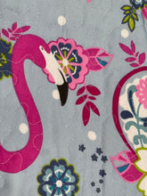 Girl kids single or king single kids bedspread coverlet pink flamingos girl