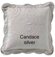 Candace bedspread Bianca silver Single 2  piece king single elegant bed cover