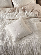 Shrimpton white quilt cover set cotton by linen House bridal white king