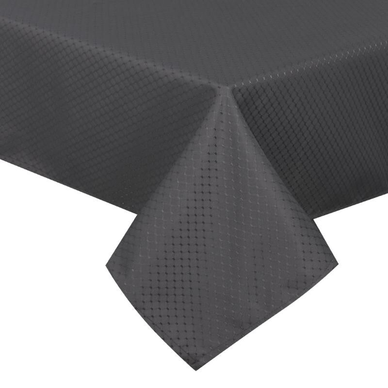 Table cover cloth 6-8 seater waffle quality large size grey dark