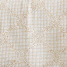 Bianca Belle bedspread coverlet provincial elegant royal floral embroidered ecru gold