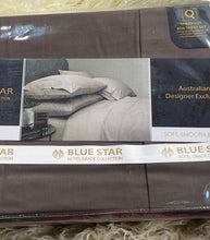 new 4 piece 500 thread count pure cotton sheet set queen soft chocolate brown