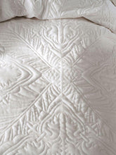 Queen Isadora sugar quilt cover set by Linen house bridal off white