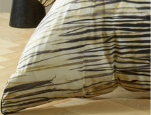 Safari quilt cover by Bianca king cotton blend beige black zebra in