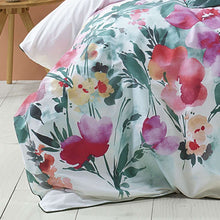 Bianca Indra quilt cover set floral green fuchsia