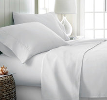 new 4 piece 500 thread count pure cotton sheet set white