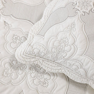 Madison by bianca queen king bedspread  4 piece set includes  cushion cover bridal