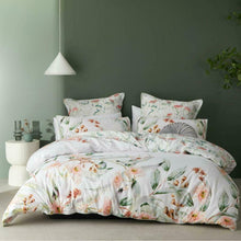 new 5pcs GUMNUT GREEN QUILT COVER SET BY LOGAN & MASON king white green floral