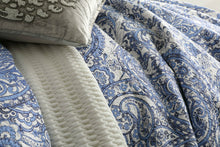 new 3PCS Private Collection Audenza Blue Quilt Cover Set Range Blue white queen