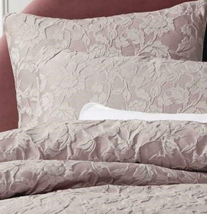 new 3PCS PRAIRIE BLUSh QUILT COVER SET BY LOGAN AND MASON PLATINUM PINK King
